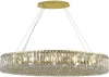 8458/S gold Подвесной светильник Newport 8450 8458/S gold (220V, хрусталь, на тросе)