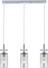 10191/3S Chrome Подвесной светильник Escada Avolto 10191/3S Chrome 3x40Вт E14, металл/стекло, хром (220V, на проводе)