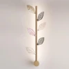 5445/5WL Настенный светильник Odeon Light Listva 5445/5WL матов.золото/дымч/прозрачн/коньячн/бензинов./металл/стекло LED*5W 3000K (220V)