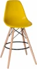 638GPP-LMZL DSW BAR, цвет сиденья желтый (Y-01), цвет основания светлый бук Стул барный DSW BAR (ножки светлый бук, цвет сиденья жёлтый (Y-01))