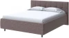 2013791 PROxSON Кровать Diamo без основания (Ткань: Велюр Gratta 8 Брауни) 90x200