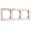 W0032743 Рамка на 3 поста Acrylic (айвори) Werkel W0032743 (a060539)