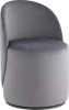 УТ000039108 Пуф Loreen вращающийся велюр серый Stool Group (арт.УТ000039108)