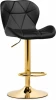 15728 Барный стул Woodville Trio black / gold