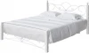 2031750 Без бренда Кровать Marta (Металл + массив Белый) 140x200