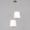 IL0803-2PSQ-26 AB DS Подвесная люстра на штанге ILLUMICO IL0803-2PSQ-26 AB DS