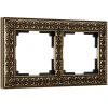 W0021512 Рамка на 2 поста (бронза) W0021512 (a050947)
