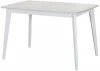 RF 0006 Стол Oslo раскладной 120-160x80x76см, Бетон лайт, белый Bradex Home RF 0006