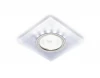 S215 W/CH/WH Встраиваемый точечный светильник Ambrella Декоративные Led+mr16 S215 W/CH/WH
