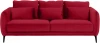 583333 Диван Amsterdam трехместный ОГОГО (арт.583333), (Ткань/Красный)
