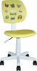 УТ000039086 Кресло компьютерное детское ЛОЛО Pet Lover желтый пластик белый Stool Group (арт.УТ000039086)