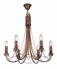 TL7350D-06BR Потолочная люстра Toplight Lucinda TL7350D-06BR