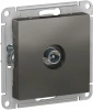 ATN000991 ТВ-розетка встраиваемая проходная (сталь) Systeme Electric AtlasDesign ATN000991