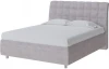 1910294 PROxSON Кровать Volumo без основания (Ткань: Велюр Лофти Серый) 200x190