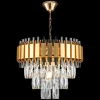02144-0.4-05 FGD+BK Подвесная люстра Reluce 02144-0.4-05 FGD+BK (220V, хрусталь, на цепи)