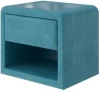 1909260 PROxSON Тумба Cube (Ткань: Велюр Лофти Лазурь) 52x41