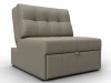 134941 Кресло-кровать Лига-107 (80) (ЛДСП,Брус,Фанера,Экокожа/Бежевый) Лига Диванов 134941
