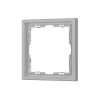 059455 Рамка пластиковая FRM-NOBE-SFPL-1-IS (Arlight, Никель) 059455