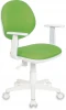 CH-W356AXSN/15-118 Кресло детское Бюрократ Ch-W356AXSN салатовый 15-118 крестовина пластик пластик белый