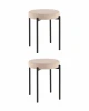 УТ000042652 Табурет Бриф Original велюр бежевый 2 шт. Stool Group УТ000042652