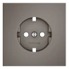 VLS000614 Накладка для розетки с заземлением (капучино) Voltum S70 VLS000614