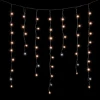 LL168BLW-1-2EWW Гирлянда Бахрома 3,2 x 0,9 м Экстра Тепло-Белая с Мерцанием Белого Диода 220В, 168 LED, Провод Черный Каучук, IP65