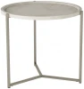 007736 Стол журнальный Бруно лайт стоун/титан от фабрики Mebelik