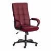 19518 Кресло Тренди/Trendy (22) кож/зам/ткань, бордо/бордо, 36-7/13 Tetchair 19518