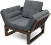 221088 Кресло Arsko Балтик венге темно-серая рогожка