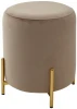 UF029SBLV40 Пуф для гостиной RICE BLUVEL-40 BEIGE / GOLD