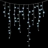 ECC348-10-2W Гирлянда Бахрома 5 x 0,9 м Белая 220В, 348 LED, Провод Прозрачный Силикон, IP65