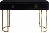 KFG16701 KFG16701 Консоль GD 2 ящика черная 120*30*78см Garda Decor