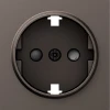 DE22053 Накладка для розетки Schuko с заземлением, со шторками 16A 250 В~ IP30 Donel A07 DE22053