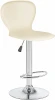 2640-LM ELISA,  цвет сиденья кремовый, цвет основания хром Стул барный ELISA (кремовый)