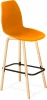 3244979701 Стул барный Sheffilton SHT-ST29/S94 оранжевый ral2003/прозрачный лак/черный