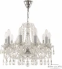 107/10/165 Ni Подвесная люстра Bohemia 107 107/10/165 Ni (220V, подвески, на цепи, подсвечник, свеча)