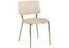 15921 Обеденный стул Woodville Armond beige / gold