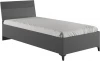 593608 Кровать Woodville Ника 90х200 с основанием дсп эйхория QR-17 / графит арт.593608