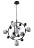 SALVADORE SP8V BLACK CHROMIUM Подвесной светильник Crystal Lux SALVADORE SP8V BLACK CHROMIUM