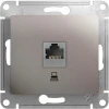 GSL001281K Розетка встраиваемая Ethernet RJ-45 (платина) Systeme Electric GSL001281K