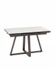 УТ000042068 Стол Керас 120-180/80/75, столешница керамика Carmen light grey Stool Group УТ000042068