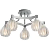 418-05-73CWC chrome + white crack Потолочная люстра N-Light 418 418-05-73CWC chrome + white crack
