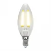 LED-C35-7,5W/WW/E14/CL GLA01TR Набор из 5штук Лампочка светодиодная E14 7,5W свеча прозрачная Uniel LED-C35-7,5W/WW/E14/CL GLA01TR Набор из 5штук