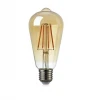 106722 Ретро лампочка накаливания Эдисона груша прозрачная E27 3W 220V желтое свечение MarkSlojd Filament 106722