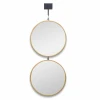 SM180GL Tandem S Gold Зеркала на подвесе 10см Art-Zerkalo SM180GL 13818