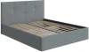 2028602 PROxSON Кровать Mono с бельевым ящиком (Ткань: Жаккард Tesla Графит) 180x200