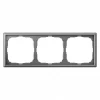GAL000903 Рамка на 3 поста (сталь) Systeme Electric GAL000903