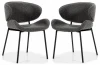 HSBI_DC-24122_grey_2 Стул Hesby Haven (комплект 2 шт) серый, черный