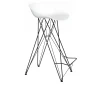 2662741704 Стул барный SHT-ST19/S66 белый/черный муар Sheffilton 2662741704