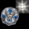 7091/H G9 CR+BL Встраиваемый точечный светильник Sneha 7091/H G9 CR+BL (220V, круглые)